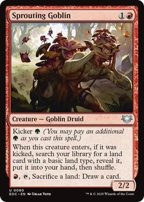 Sprouting Goblin EOC 90 NM Magic: The Gathering