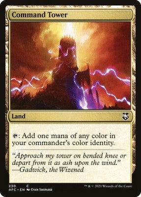 Command Tower AFC 230 NM Magic: The Gathering