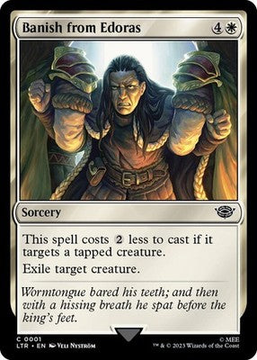 Banish from Edoras LTR 1 NM Magic: The Gathering
