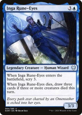 Inga Rune-Eyes KHM 64 NM Magic: The Gathering