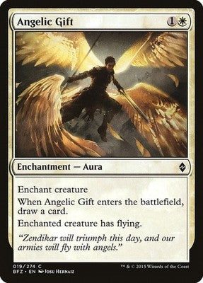 Angelic Gift BFZ 19 Foil NM Magic: The Gathering