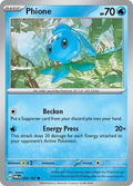 Phione 055/167 SV06: Twilight Masquerade Reverse Holofoil Pokémon TCG