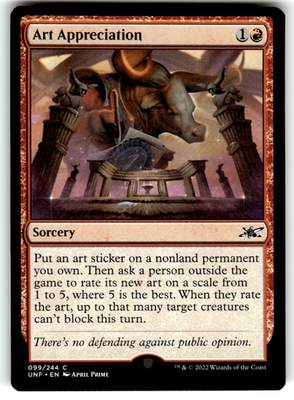 Art Appreciation Unfinity 99 C Magic: The Gathering Near Mint