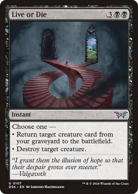 Live or Die DSK 107 NM Magic: The Gathering
