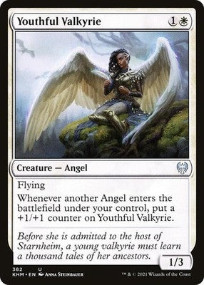 Youthful Valkyrie KHM 382 NM Magic: The Gathering