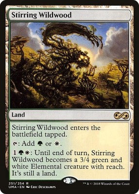 Stirring Wildwood UMA 251 NM Magic: The Gathering