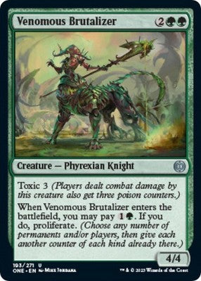 Venomous Brutalizer ONE 193 NM Magic: The Gathering