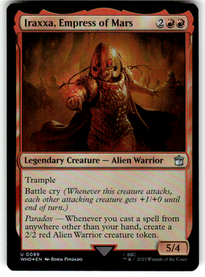 Iraxxa, Empress of Mars Universes Beyond: Doctor Who 89 U Foil Near Mint