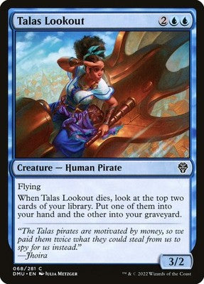Talas Lookout DMU 68 NM Magic: The Gathering