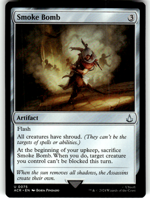 Smoke Bomb Universes Beyond: Assassin's Creed 75 U Magic: The Gathering