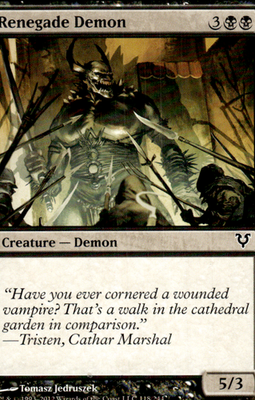 Renegade Demon Avacyn Restored 118 C Magic: The Gathering Near Mint