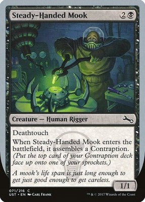 Steady-Handed Mook UST 71 NM Magic: The Gathering