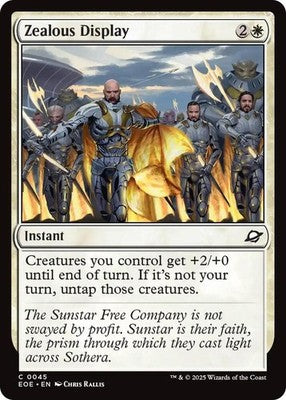 Zealous Display EOE 45 Foil NM Magic: The Gathering