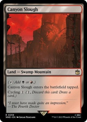 Canyon Slough WHO 259 NM Magic: The Gathering