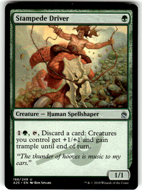 Stampede Driver Masters 25 188 U Magic: The Gathering Near Mint