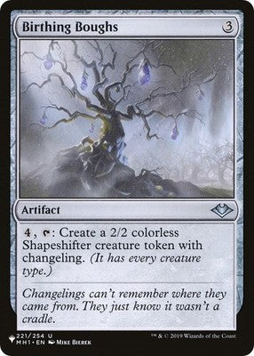 Birthing Boughs PLST MH1-221 NM Magic: The Gathering