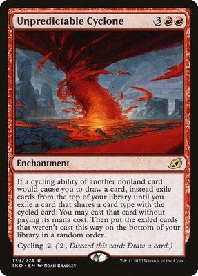 Unpredictable Cyclone IKO 139 NM Magic: The Gathering