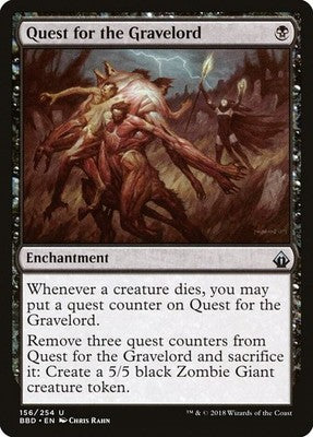 Quest for the Gravelord BBD 156 NM Magic: The Gathering