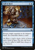 Call to Heel BBD 114 NM Magic: The Gathering