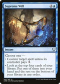 Supreme Will CMR 102 NM Magic: The Gathering