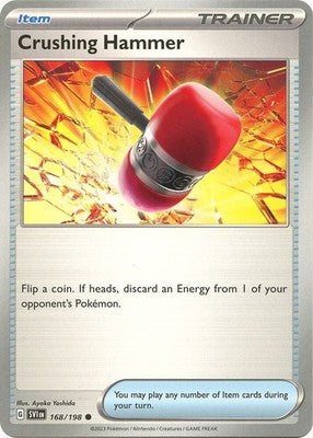 Crushing Hammer 168/198 SV01: Scarlet & Violet Base Set Pokémon TCG