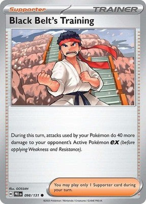Black Belt's Training 098/131 SV: Prismatic Evolutions Pokémon TCG