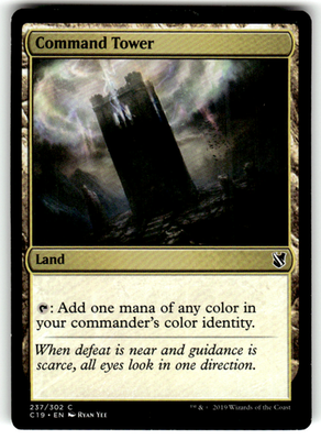 Command Tower Commander 2019 237 C Magic: The Gathering Near Mint