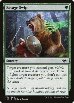 Savage Swipe MH1 178 NM Magic: The Gathering