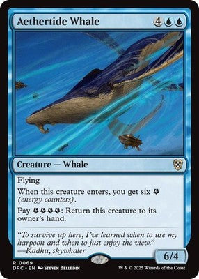 Aethertide Whale DRC 69 NM Magic: The Gathering