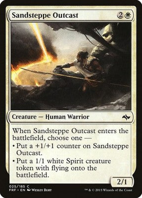 Sandsteppe Outcast FRF 25 NM Magic: The Gathering