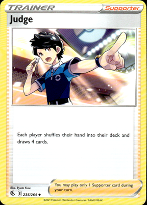 Judge Fusion Strike 235/264 Uncommon Pokémon — English Lightly Played