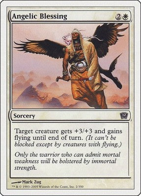 Angelic Blessing 9ED 2 LP Magic: The Gathering