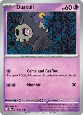 Duskull 018/064 SV: Shrouded Fable Pokémon TCG