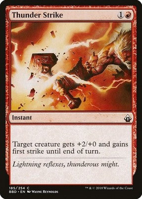 Thunder Strike BBD 185 NM Magic: The Gathering