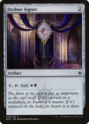 Orzhov Signet GK2 48 NM Magic: The Gathering