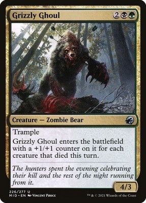 Grizzly Ghoul MID 226 NM Magic: The Gathering