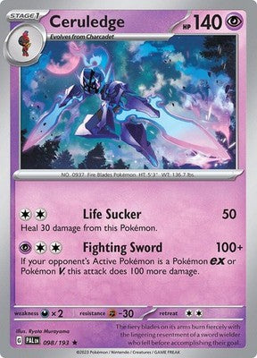Ceruledge 098/193 SV02: Paldea Evolved Holofoil Pokémon TCG