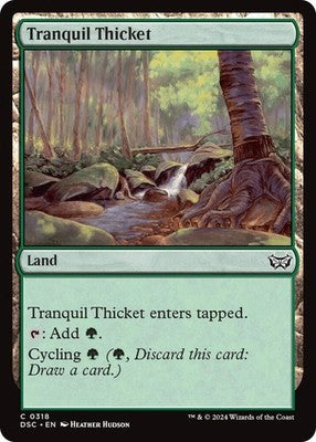 Tranquil Thicket DSC 318 NM Magic: The Gathering