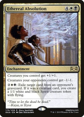 Ethereal Absolution RNA 170 NM Magic: The Gathering