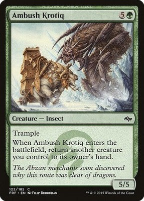 Ambush Krotiq FRF 122 NM Magic: The Gathering