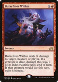 Burn from Within SOI 148 NM Magic: The Gathering