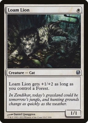 Loam Lion DDH 5 NM Magic: The Gathering
