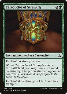 Cartouche of Strength AKH 158 NM Magic: The Gathering