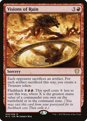 Visions of Ruin MIC 36 NM Magic: The Gathering