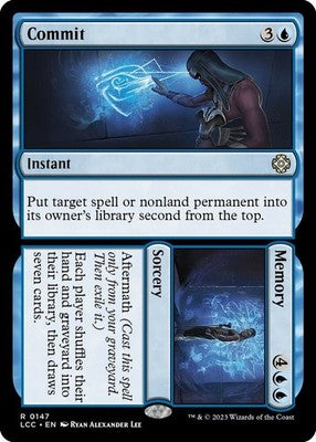 Commit // Memory LCC 147 NM Magic: The Gathering