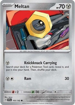 Meltan 103/142 SV07: Stellar Crown Pokémon TCG