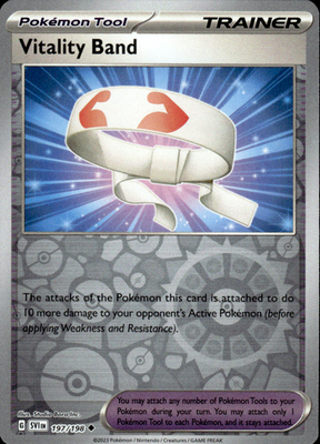 Vitality Band Scarlet & Violet Base Set 197/198 Uncommon Reverse Holo Near Mint