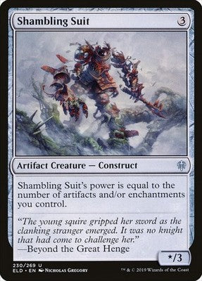 Shambling Suit ELD 230 NM Magic: The Gathering