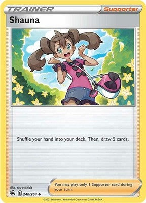 Shauna 240/264 SWSH08: Fusion Strike Pokémon TCG