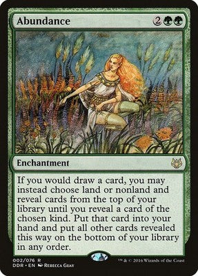 Abundance DDR 2 NM Magic: The Gathering